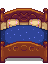 Starry Double Bed