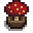 Potted Red Mushroom